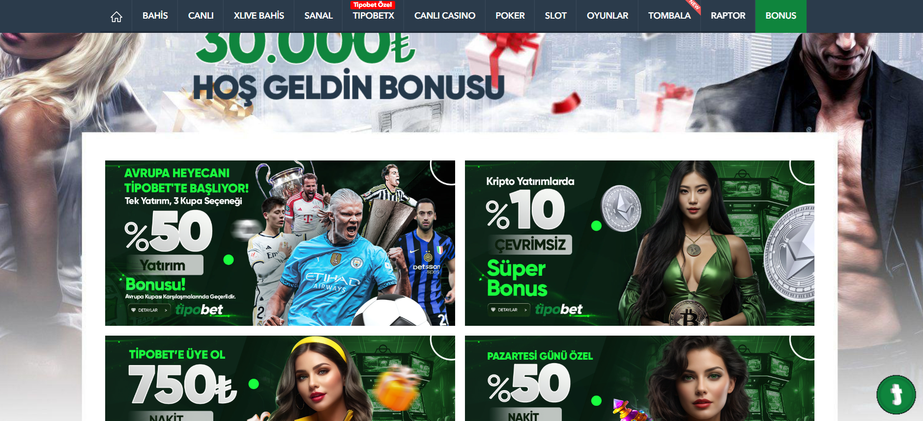 Tipobet %10 Kripto Bonusu ile Çevrimsiz Kazanç