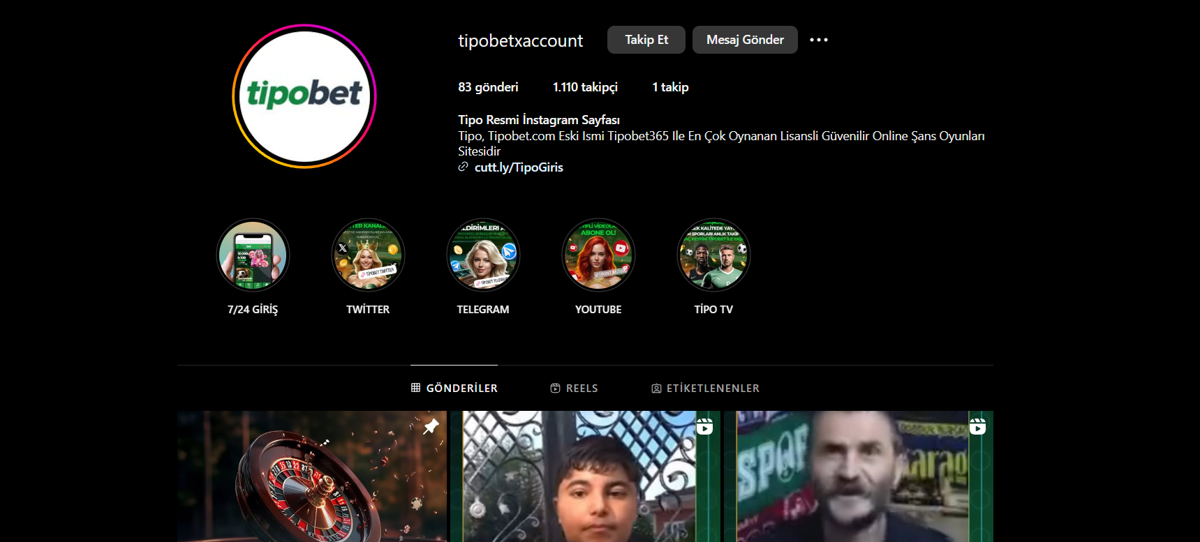Tipobet Resmi Instagram Hesabı ile Güncel Kal