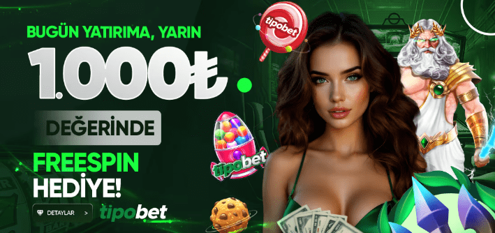 Bugün Yatırıma Yarın 1.000TL Değerinde Freespin Hediye
