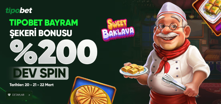Tipobet Bayram Şekeri Bonusu