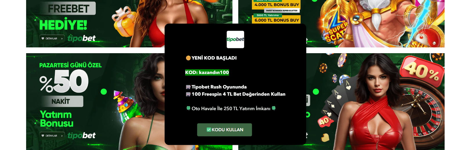 Tipobet Güncel Bonus ve Promosyonları